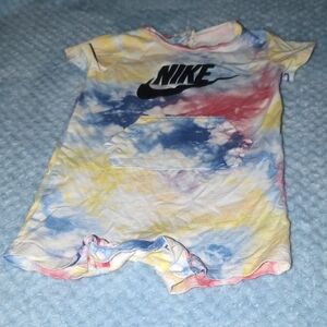 Nike Kids Colorful Tie-Dye Romper